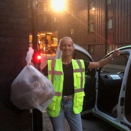 Felix Volunteer Dana Redistributing Food For Charities In London