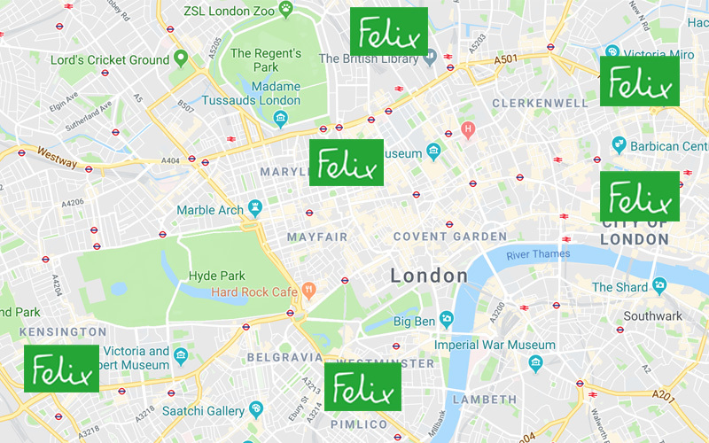 Central london map